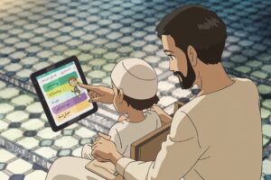 an-anime-style-medium-shot-of-a-muslim-p_r-Ec84MXRw-EIjH6MjOiXg_tWz7sDJ9SlOFHnxs2Q63KA